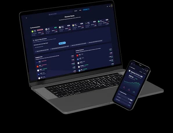 Traydzee dashboard on laptop